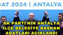 AK Parti'nin Antalya ilçe belediye başkan adayları açıklandı - haberi