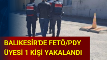 Balıkesir'de FETÖ/PDY üyesi 1 kişi yakalandı - haberi
