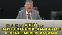 CHP'li Halil Ertuğrul Çanakkale İl Genel Meclis Başkanı oldu