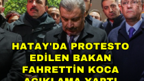 Hatay'da protesto edilen Bakan Fahrettin Koca açıklama yaptı - haberi