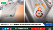 Galatasaray 2023-2024 sezonu deplasman formasını tanıttı