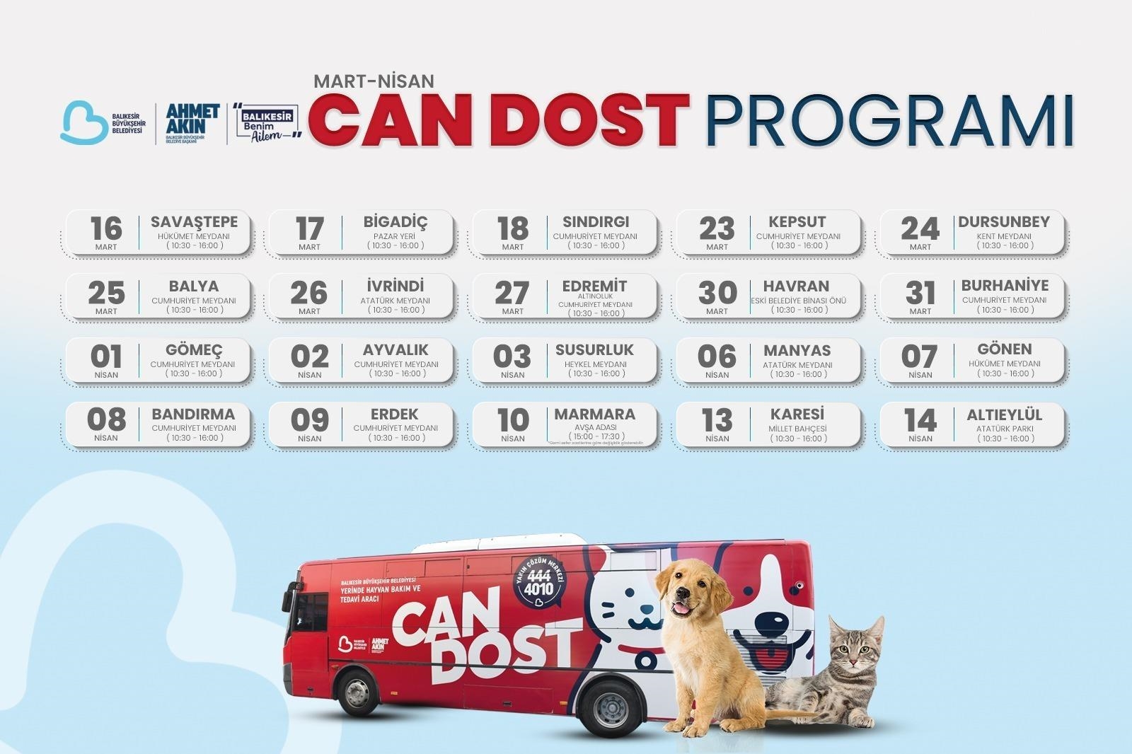 Can Dost, Patili Canlara Şifa Dağıtmak İçin Yollarda