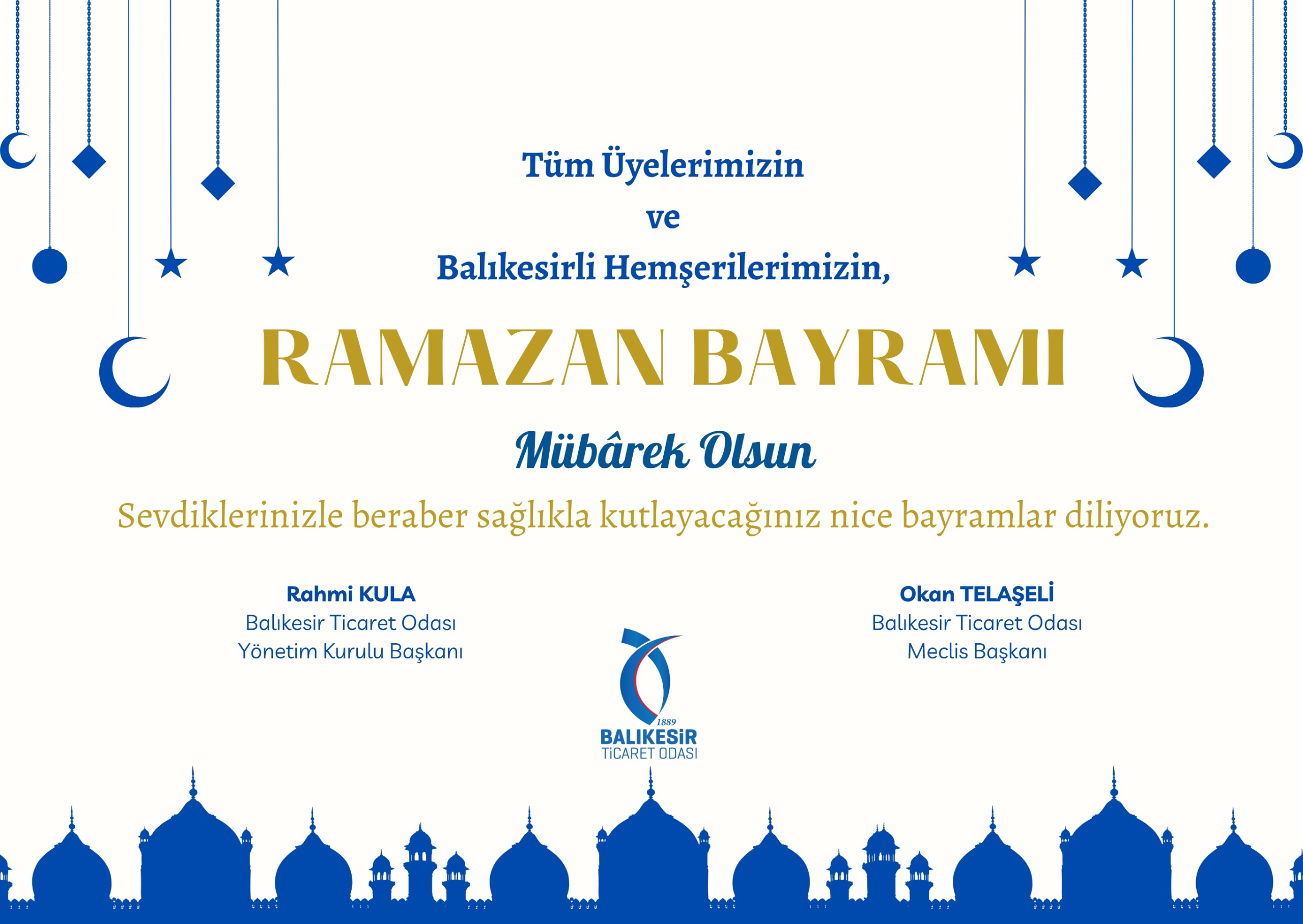 Balıkesir Ticaret Odası Ramazan Bayramı Kutlaması