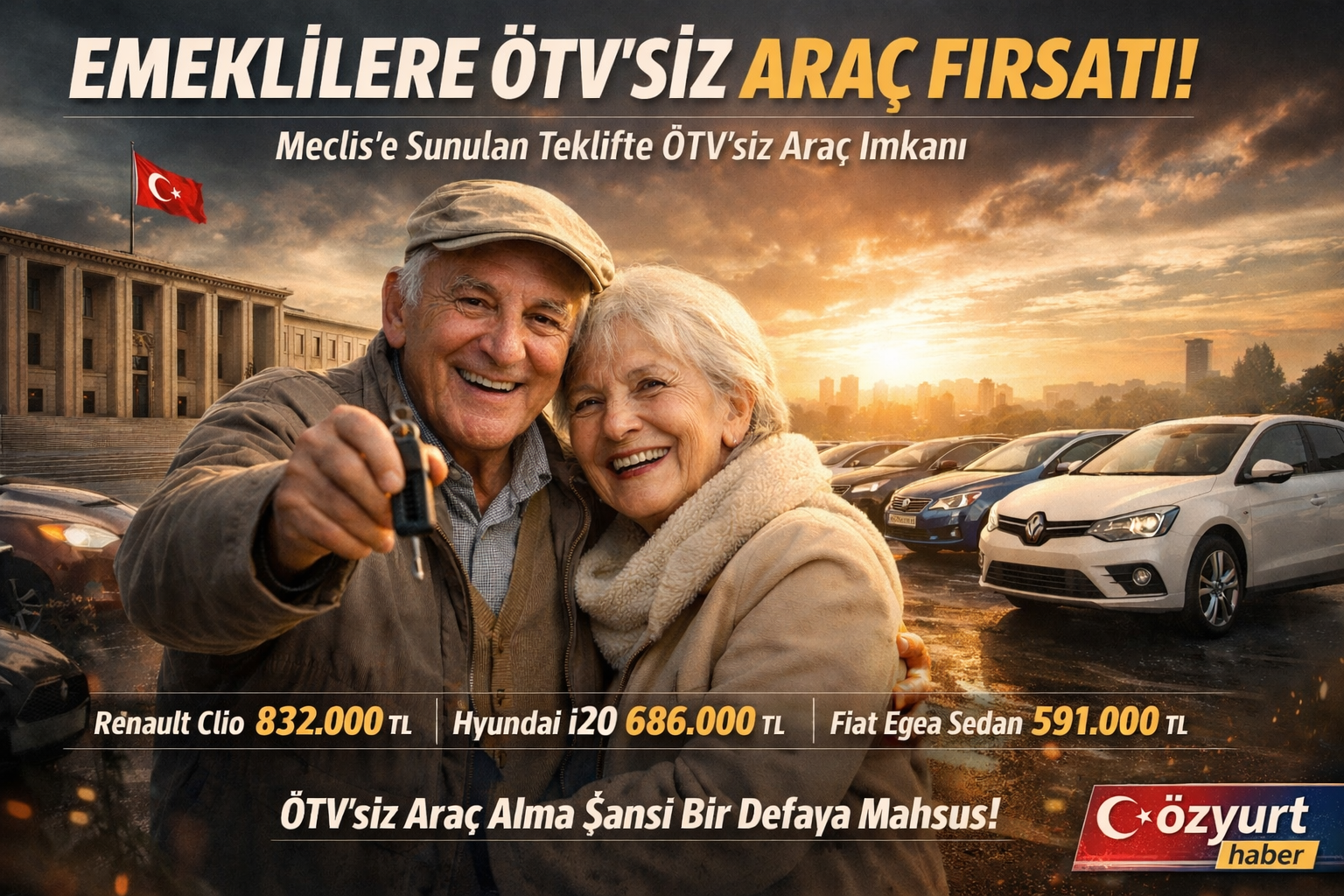 Emekliler İçin ÖTV’siz Otomobil Dönemi