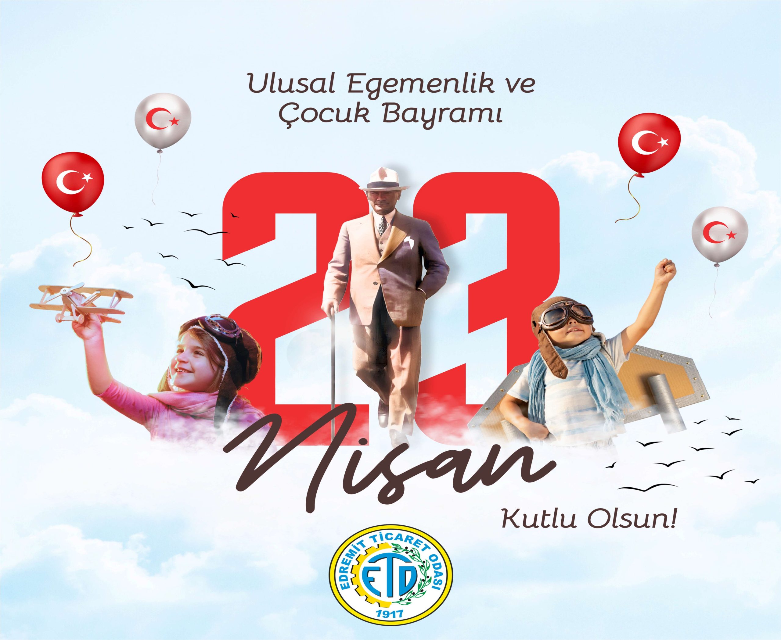 Edremit Ticaret Odası 23 Nisan Kutlama İlanı