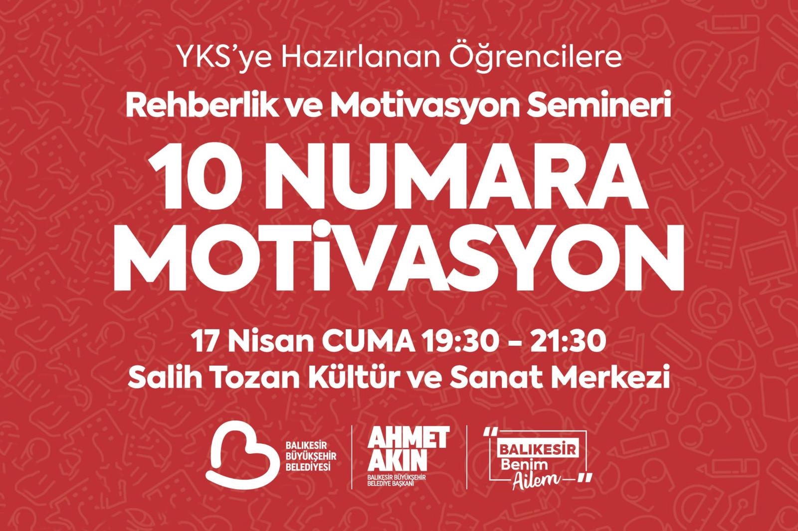 ‘10 Numara Motivasyon’, Gençlere Sınav Sürecinde Destek Olmaya Geliyor