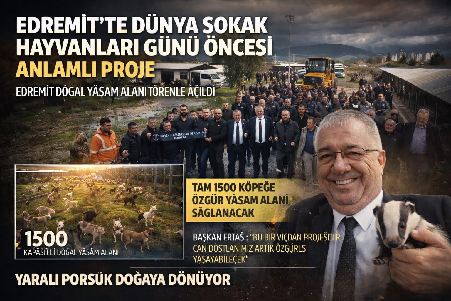 DOĞAL YAŞAM ALANI BİNLERİN KATILIMIYLA AÇILDI